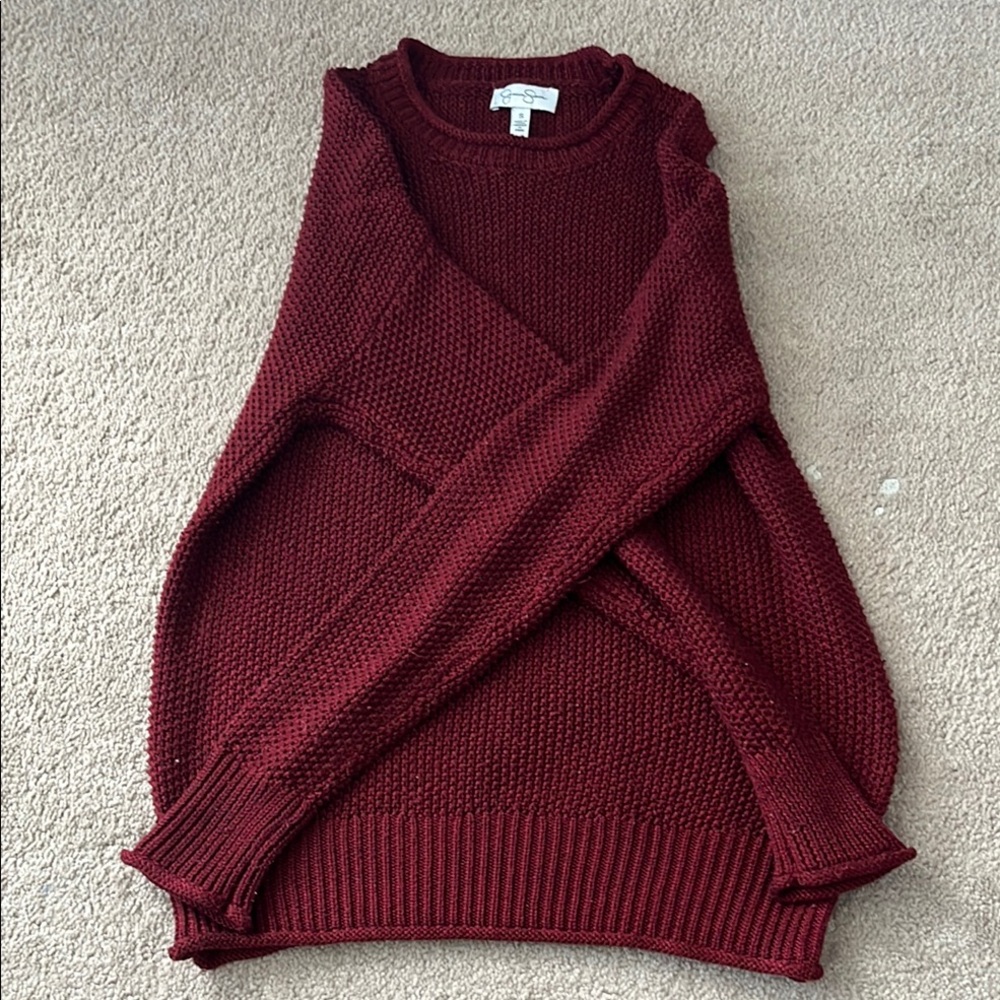 Women's Burgundy Sweater
